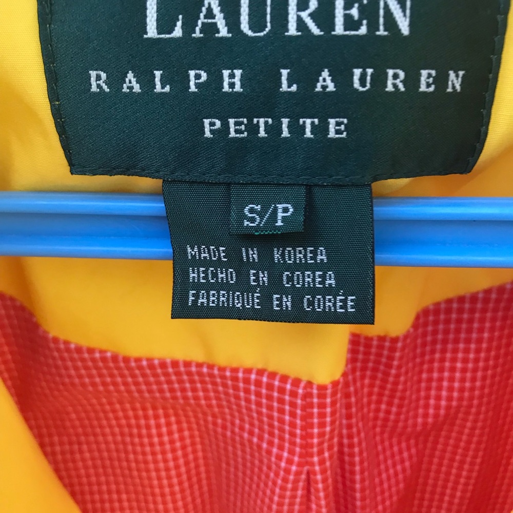 Lauren Ralph Lauren Bright Yellow Trench Coat - Picture 2 of 10